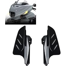 Fixed Air Deflector Kit Side Wing Deflectors Fairing Air Deflector Compatible Fits for Indian Chieftain for Dark Horse/for Chieftain Limited 2019-2024 2023 Black
