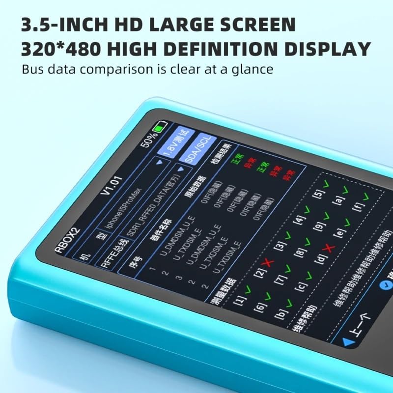 Smart Diagnostic Tool with Chip Analysis Voltage Detection Error Code Reader(RBOX -A)