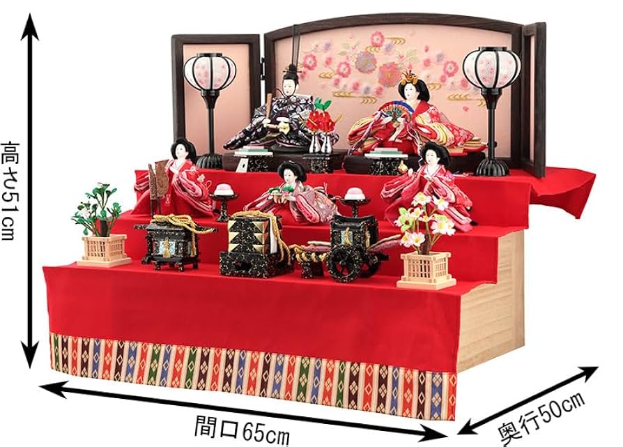 [送料込み]高級は雛人形3段 送料込み】高級雛人形3段 送料無料！ 雛人形 ひな人形 三段
