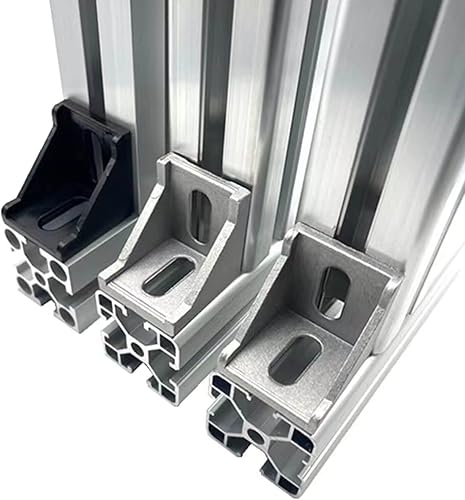 Miniatura 5 de Juego de conectores de soporte de esquina 3030 para accesorios de extrusión de aluminio 3030 negro