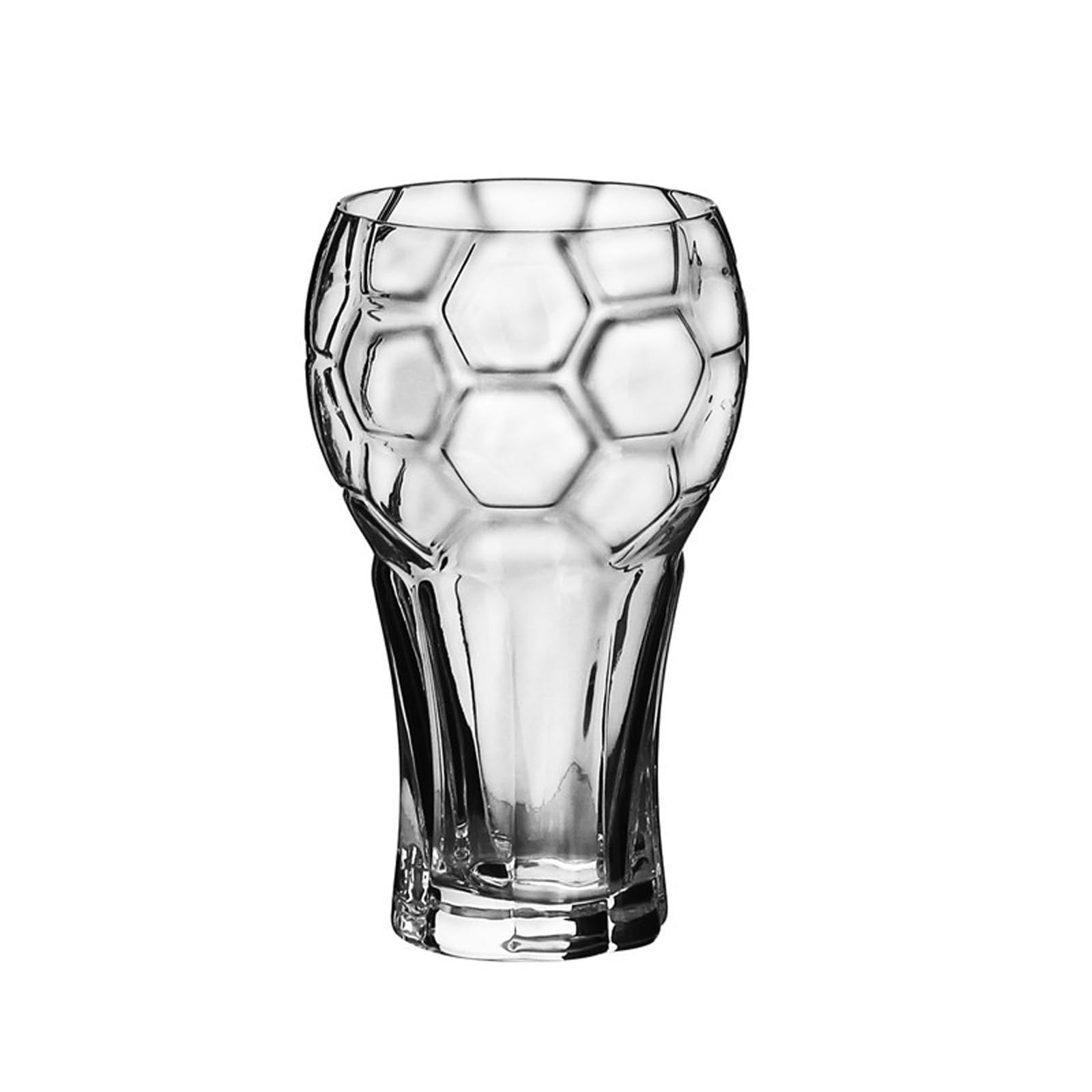 APGLSXY Beautiful Football Design Glasses Mugs 600Ml Premium Crystal Materials Great for Gifting and Individual Enjoyment Soccer Themed Drinking Cup