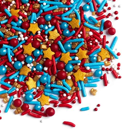 Sweets Indeed Sprinkles, Edible Sprinkle Mix, Perfect for Cake Decorations, Baking, Ice Cream, Cookies, Cupcake Topper (Marvelous)