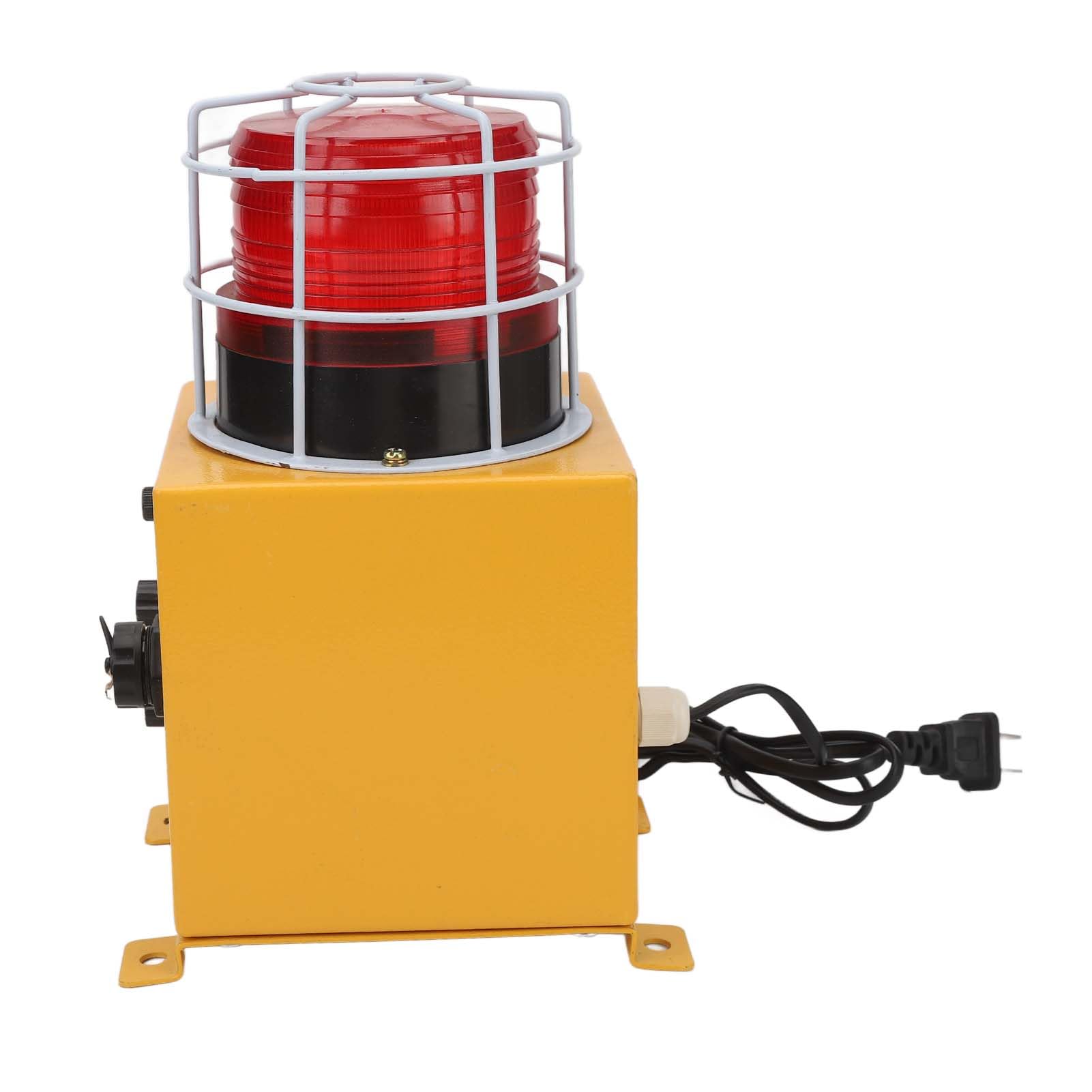 Industrial Sound and Light Alarm Maximum 130DB 9 Tones High Bright Warning Light Alarm Siren