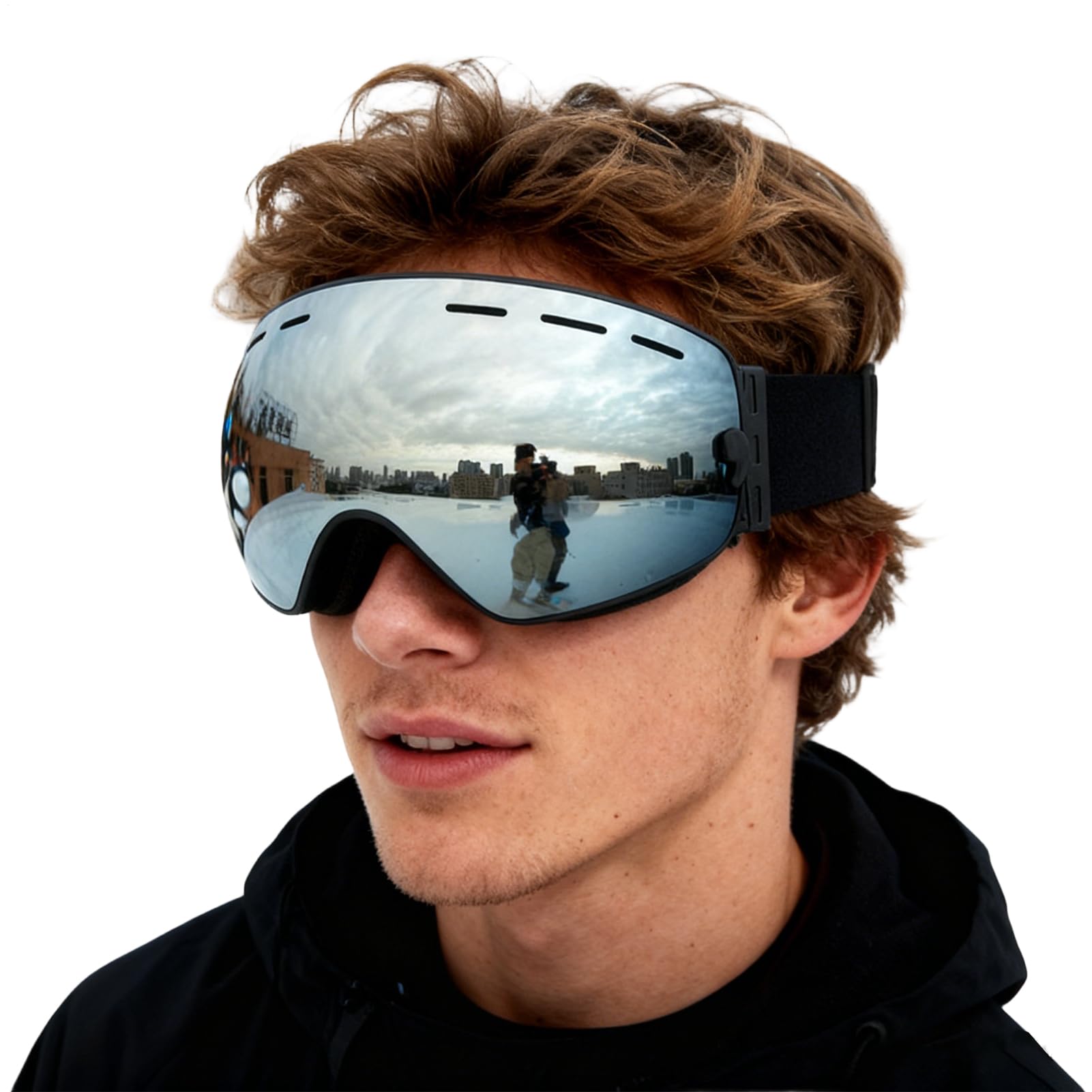 Occhiali da snowboard - Occhiali antiappannamento, occhiali sportivi invernali | Attrezzature di protezione per sport all'aria aperta, sistema di protezione per gli occhi per snowboard, sci, per