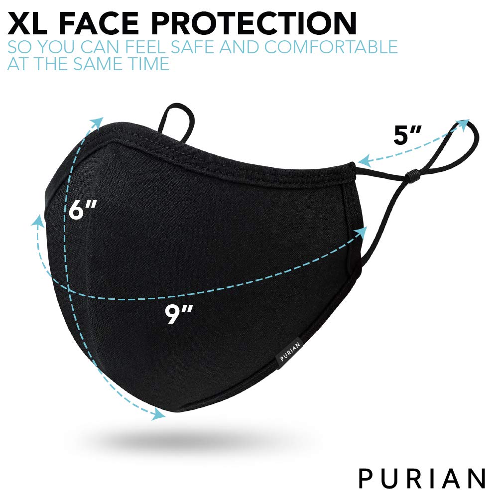 PURIAN XL Face Masks - 2 Pack -4