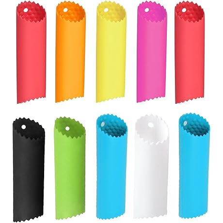 10 Pieces Silicone Garlic Peeler Tube Set