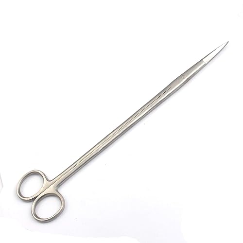Limpiador de acuario de peces Kelly tijeras rectas 12 pulgadas mango largo afilado/afilado instrumentos de acero inoxidable
