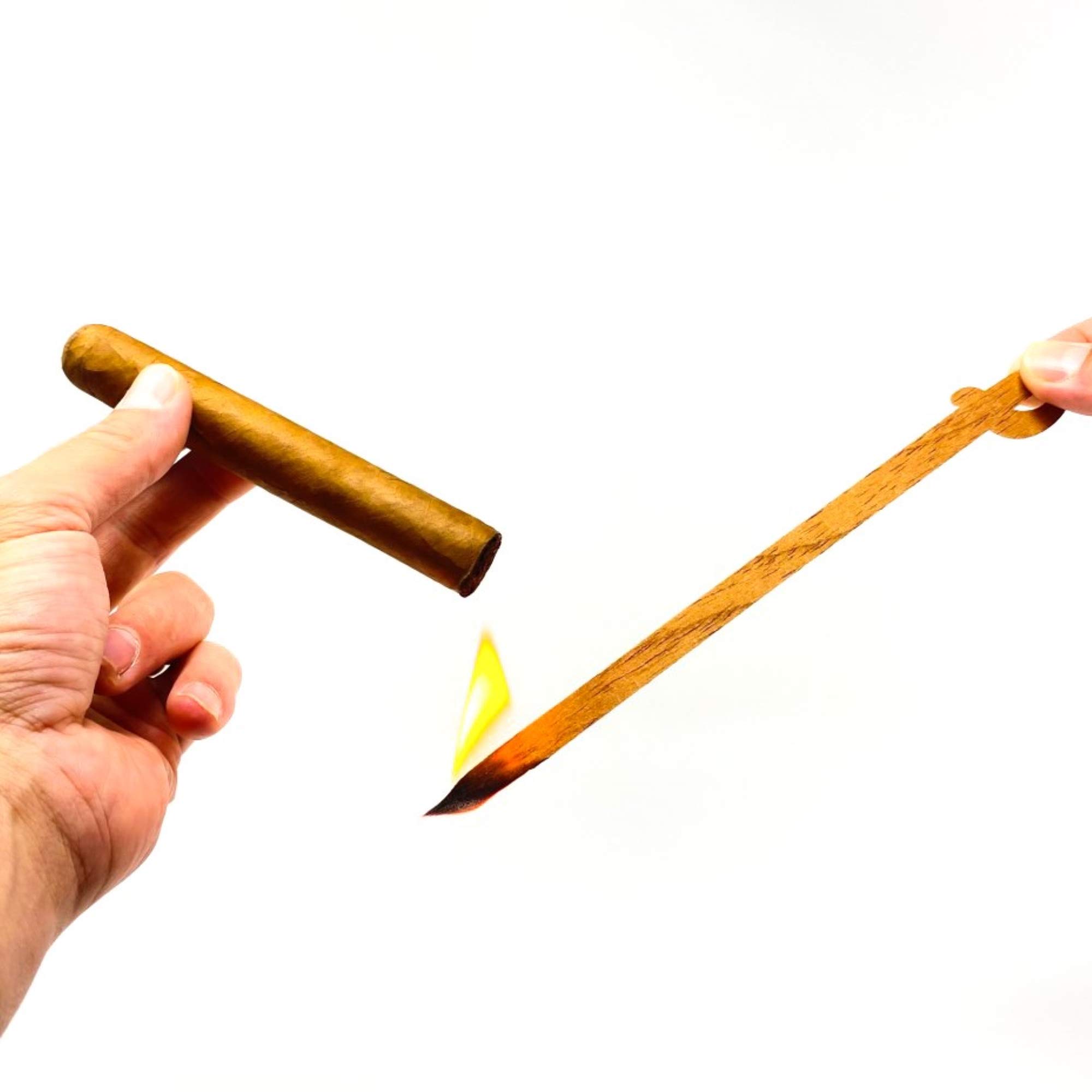 Cigar Reserve Spanish Cedar Spills 25 Pack The Original & Genuine Wood Strips for Cigars