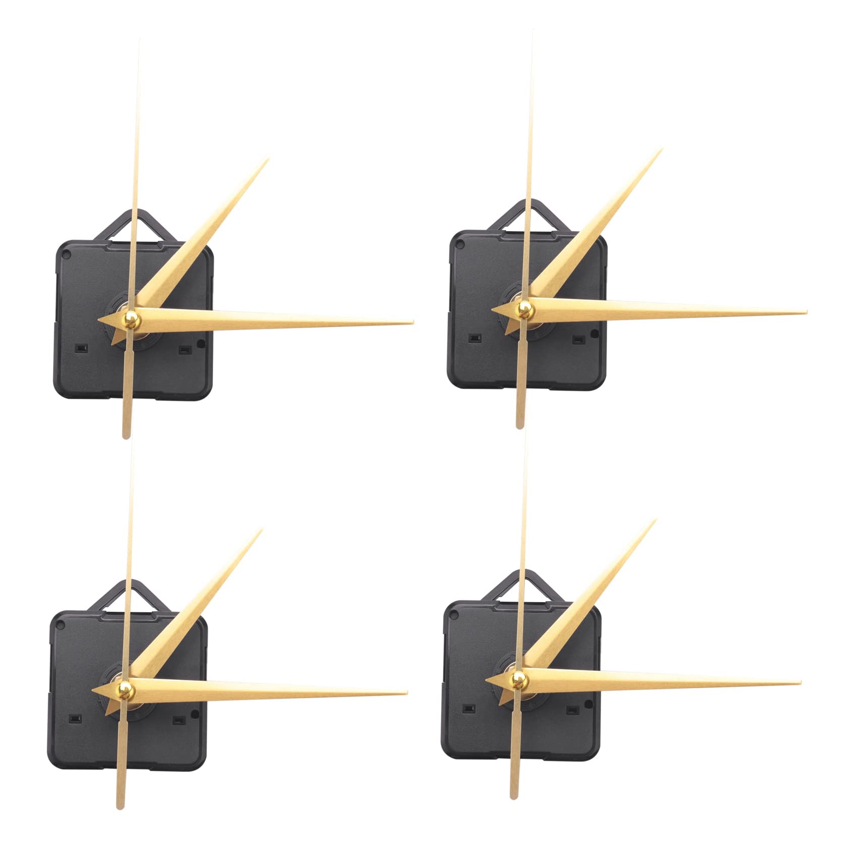 Hndhbfgrt 4X Quartz Clock Movement Mechanism Hour Hand DIY Repair Parts Kit