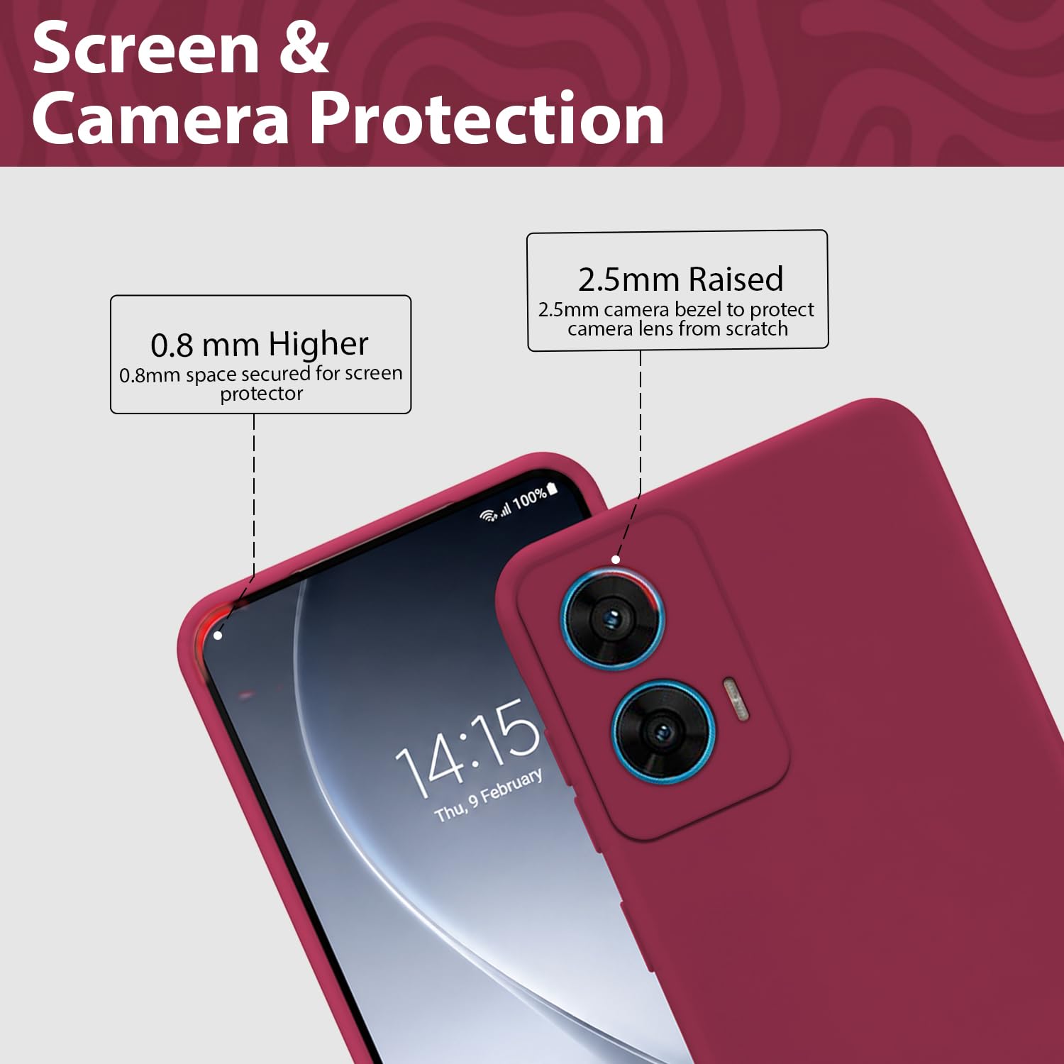 KACA Silicone Case for Motorola Moto Edge 50 Fusion -3