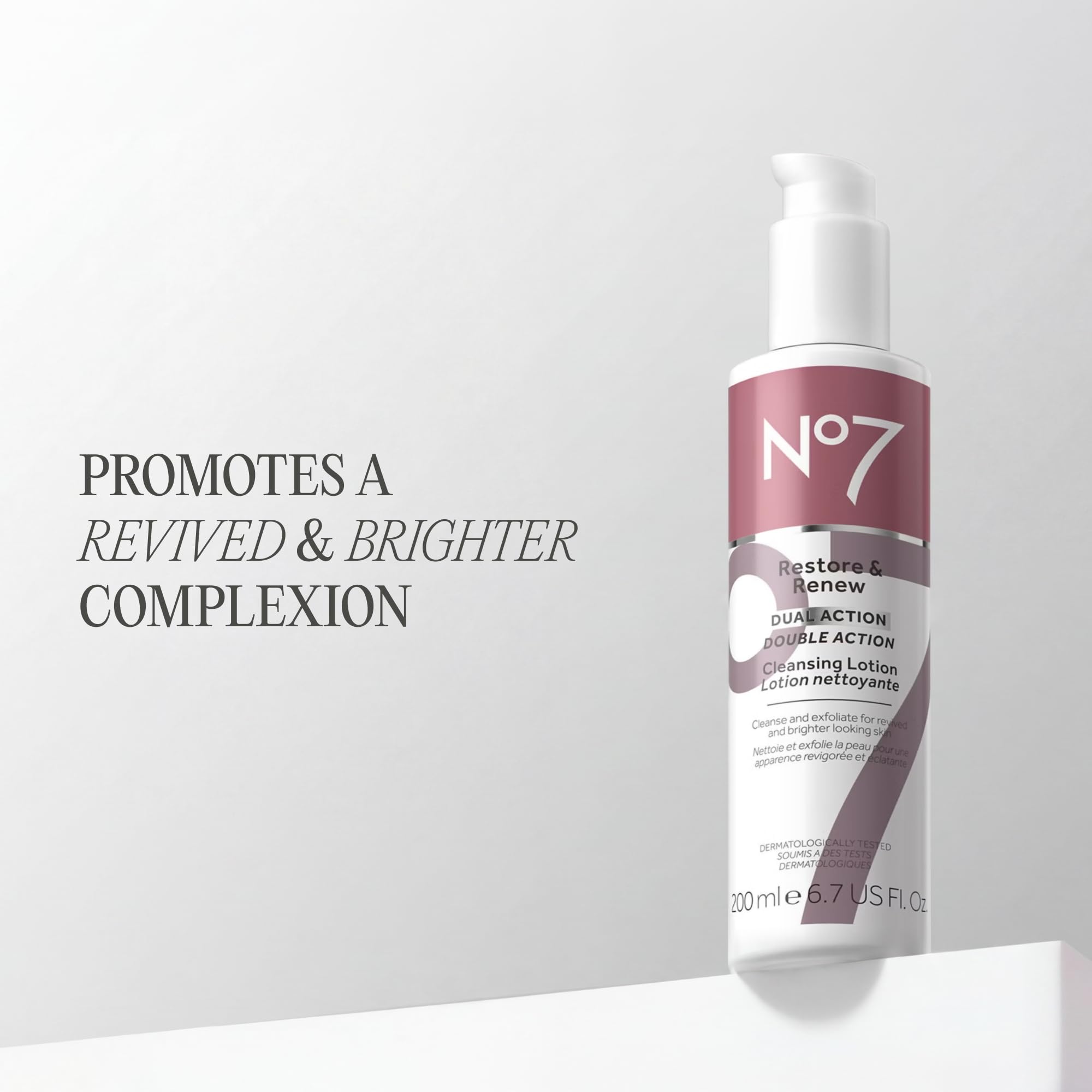 No7 Restore & Renew Cleansing Lotion - Age-Defying Makeup Remover -7 No7 Restore & Renew Cleansing Lotion - Age-Defying Makeup Remover -7