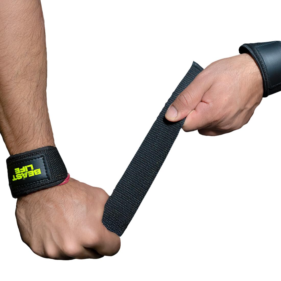 BEASTLIFE Weight Lifting Straps - Wrist Support for Gym, Men & Women, Deadlift & Weightlifting Straps for Improved Grip, Gym Accessories for Strength Training-image-29