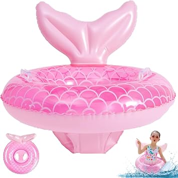 HHDESHSL Bouée Siège Bébé Flamant Rose avec Poignées