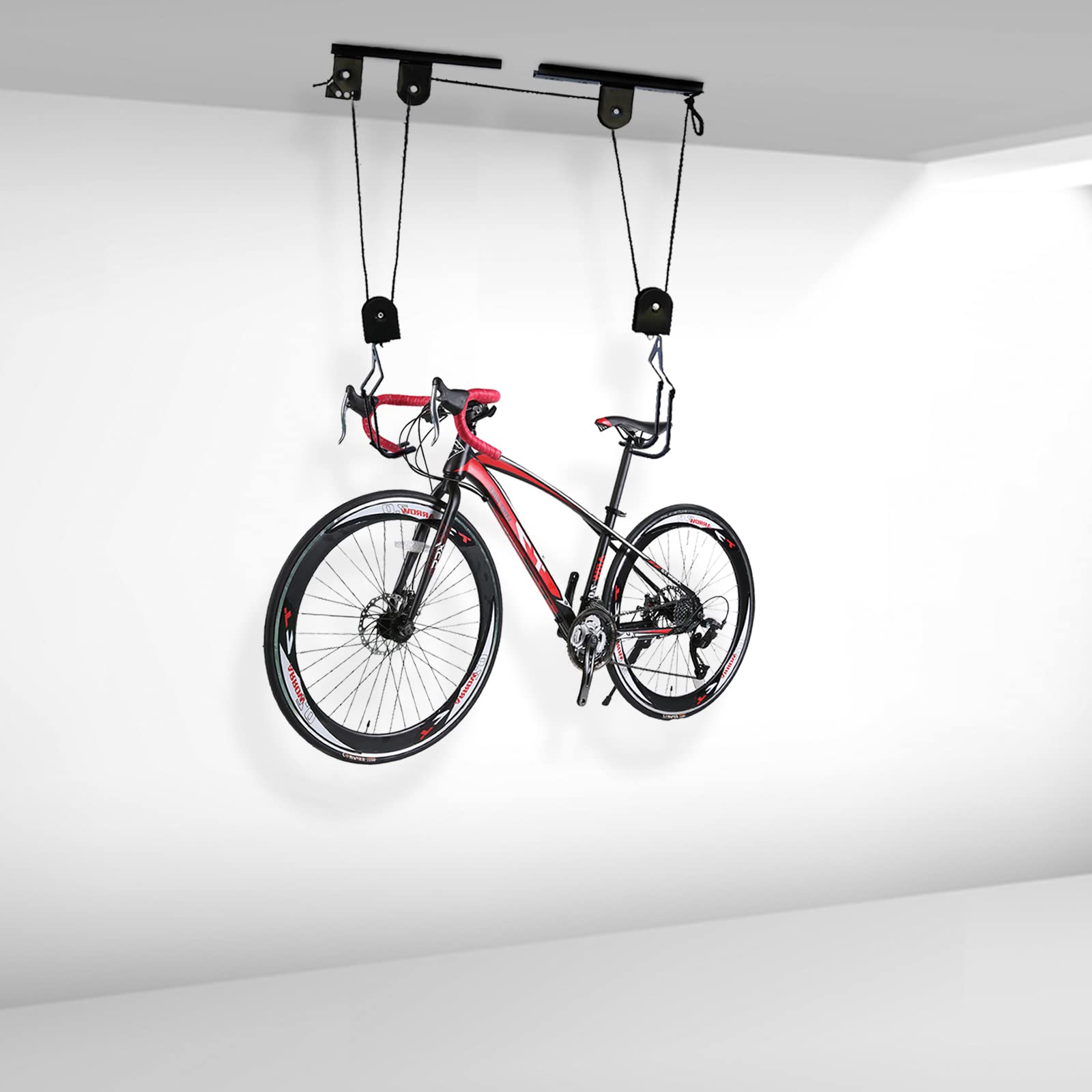 Bike Lift Bike-Lift - Avec support de plafond - Jusqu'à 60 kg - 12 x 6,5 x 4 cm - Noir