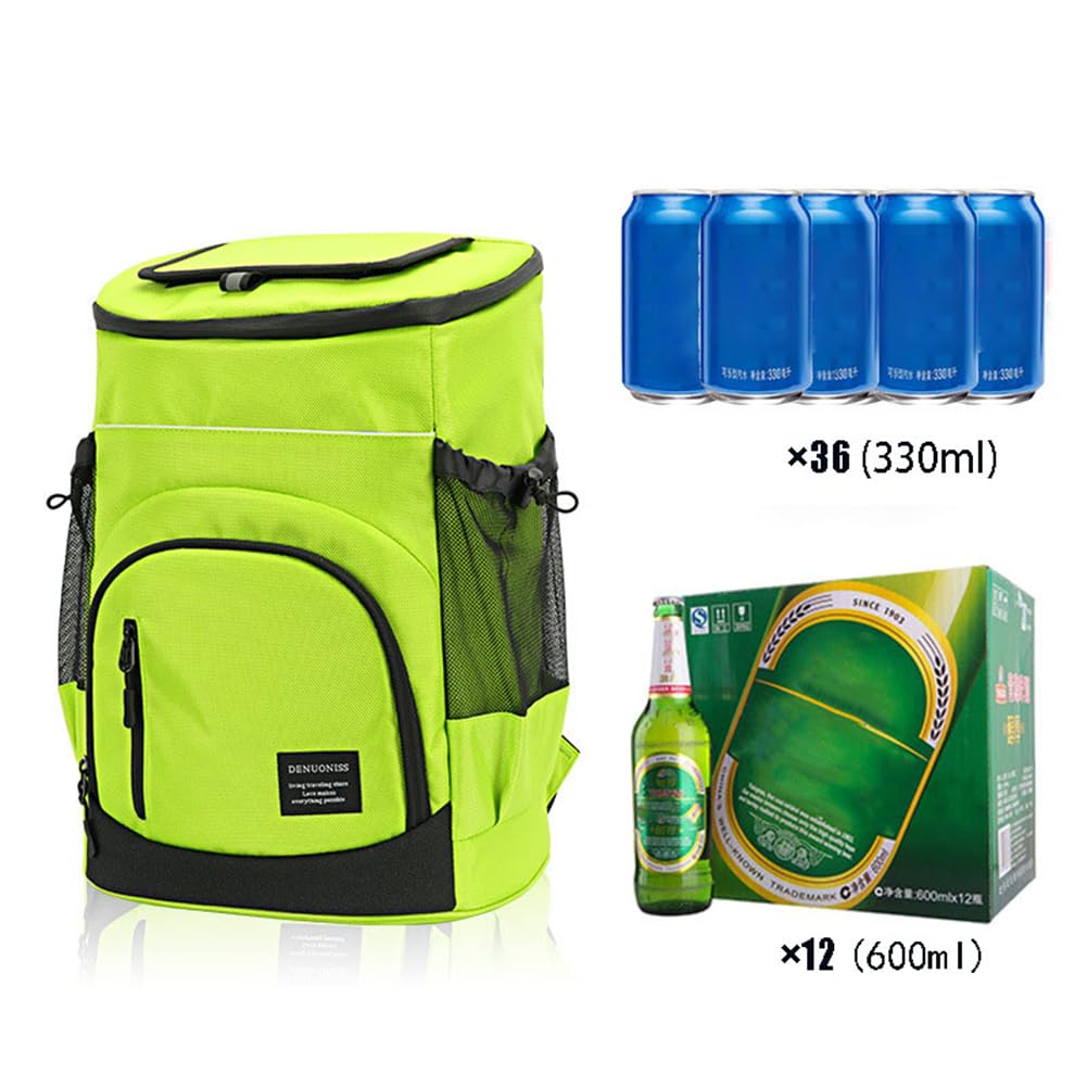 Plecak chłodzący, wodoszczelny, 30 l, z izolowaną komorą, torba termoizolacyjna, na jedzenie, piwo, napoje, plecak piknikowy na wędrówki, kemping, piknik, plażę, podróże