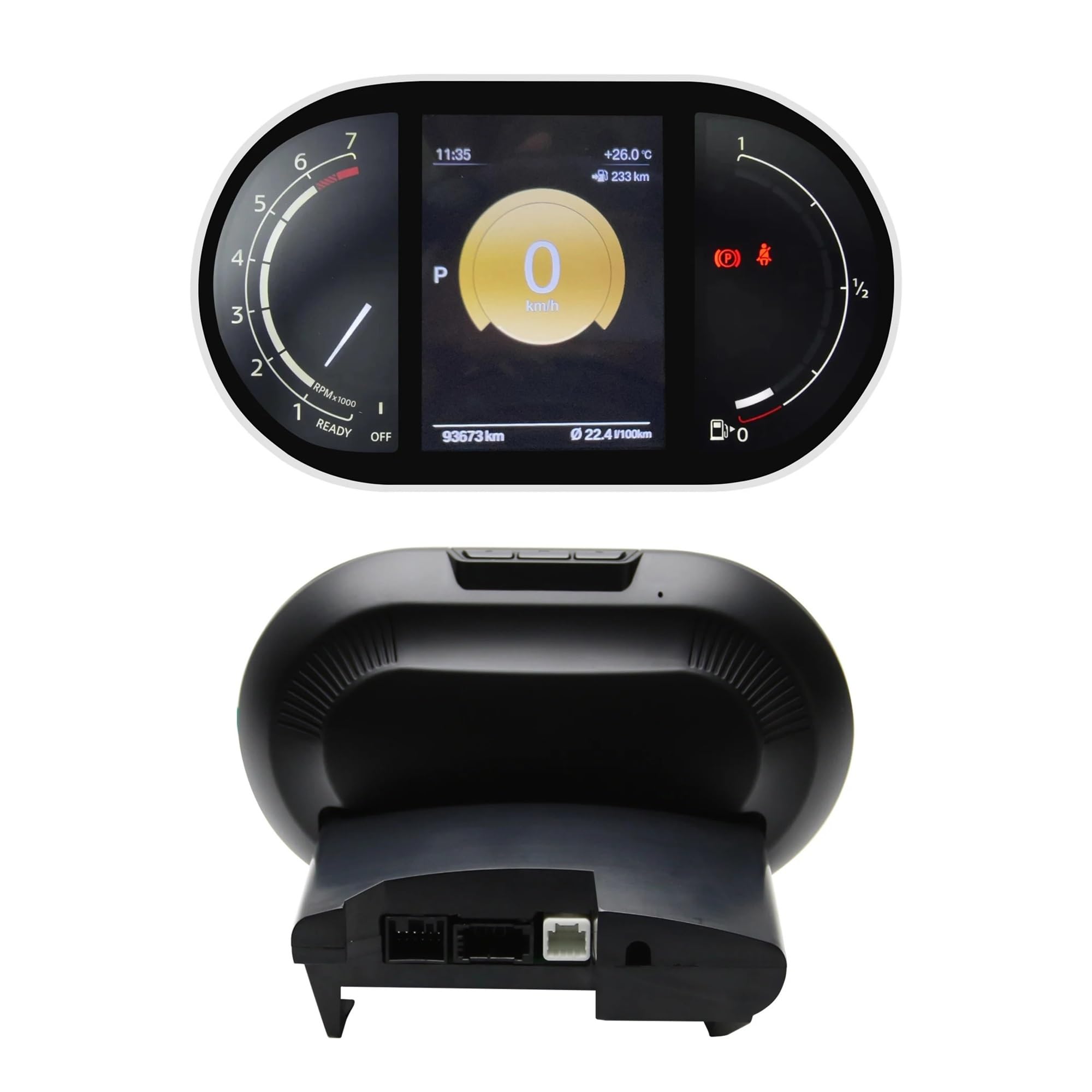 Panel de instrumentos digital LCD completo de 5,5 pulgadas, velocímetro, tacómetro, compatible con BMW MINI F54 F55 F56 F57 F60 (sin HUD)
