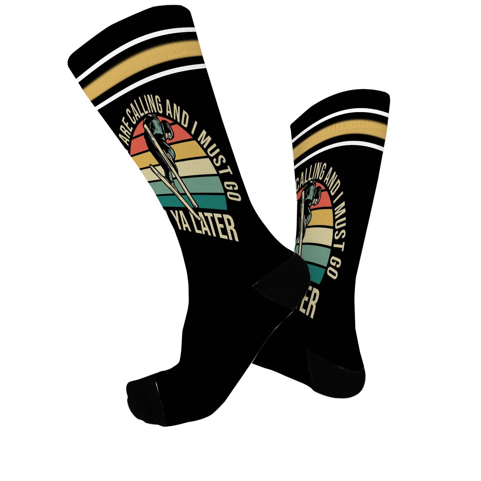 The Snow Are Calling And I Must Go Mens Cotton Socks