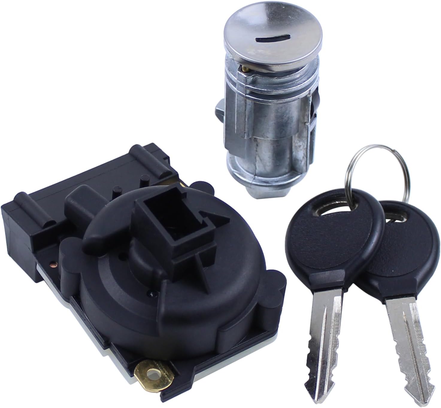 MOTOKU Ignition Switch and Ignition Lock Cylinder with Two Keys for Chrysler PT Cruiser for Dodge for Plymouth Neon for Jeep Liberty Wrangler