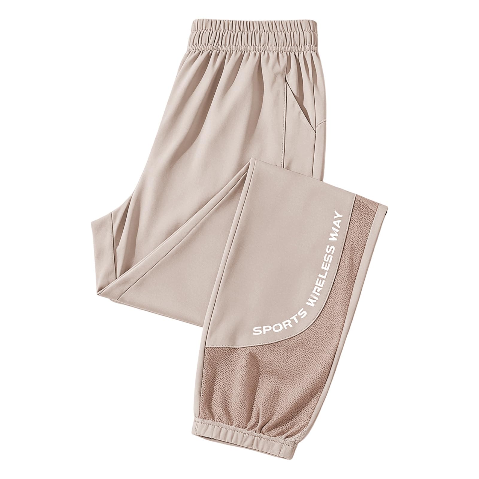 Genérico Pantalones Deportivos Casuales Infantiles con puños elásticos en los Tobillos, cómodos y prácticos para Jugar Espacios Exteriores