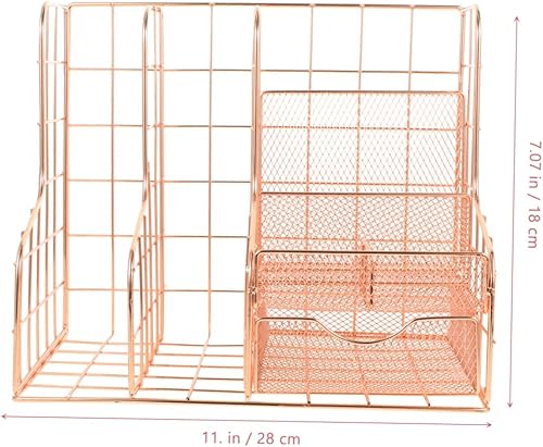 Miniatura 2 de NUOBESTY Organizador de escritorio, archivador de escritorio, carpeta negra, carpetas de oficina, soporte para revistas, soporte de documentos