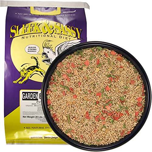 SLEEK & SASSY Garden Budgie (Parakeet) Food (20 lbs.)