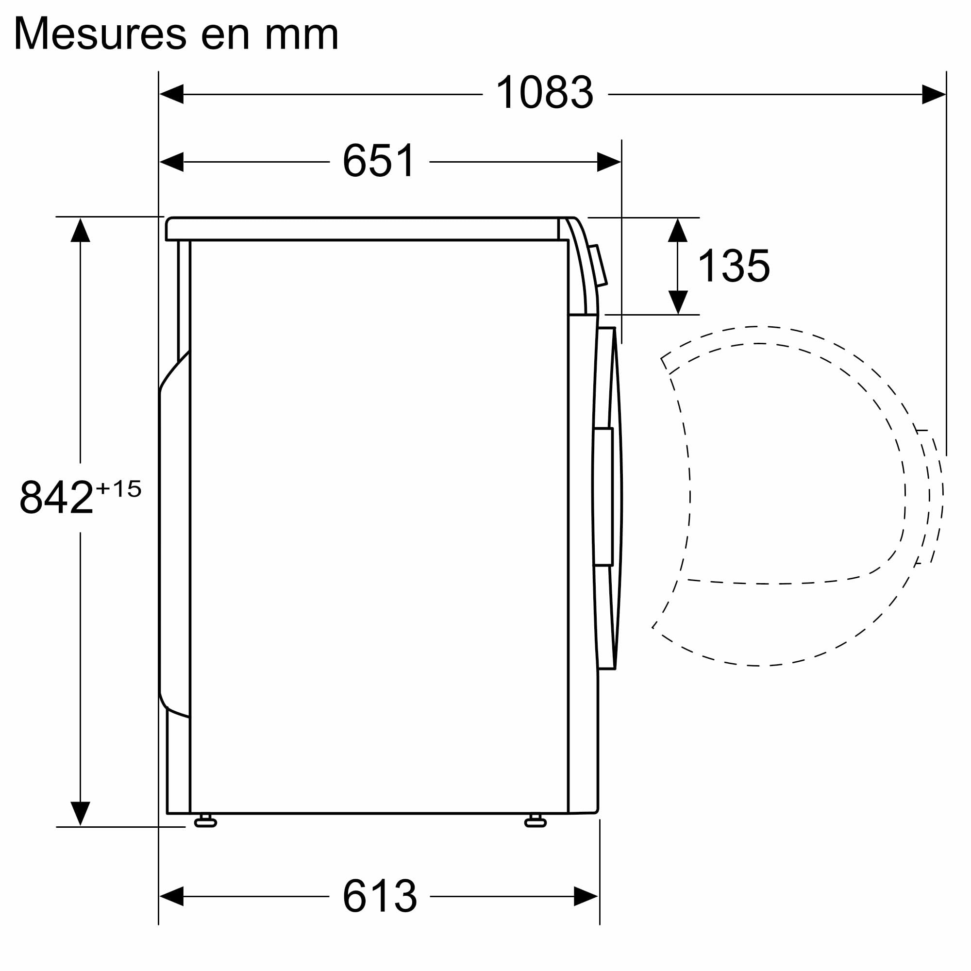 Bosch Série 4 Sèche-linge à condensation 8kg 112L Design Antivibration Blanc