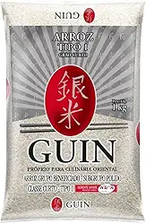 Arroz Para Sushi Grãos Curtos Guin 1Kg