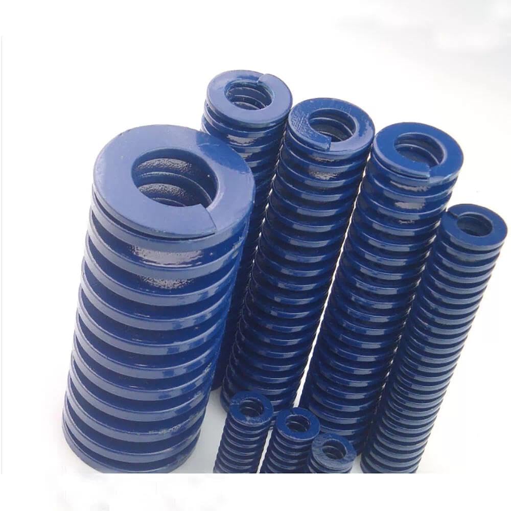 Molle a compressione blu personalizzabili - Diametro esterno 8-12 mm, lunghezza 15-100 mm, acciaio for molle, perfette for varie applicazioni(16pcsx12x6x100mm)