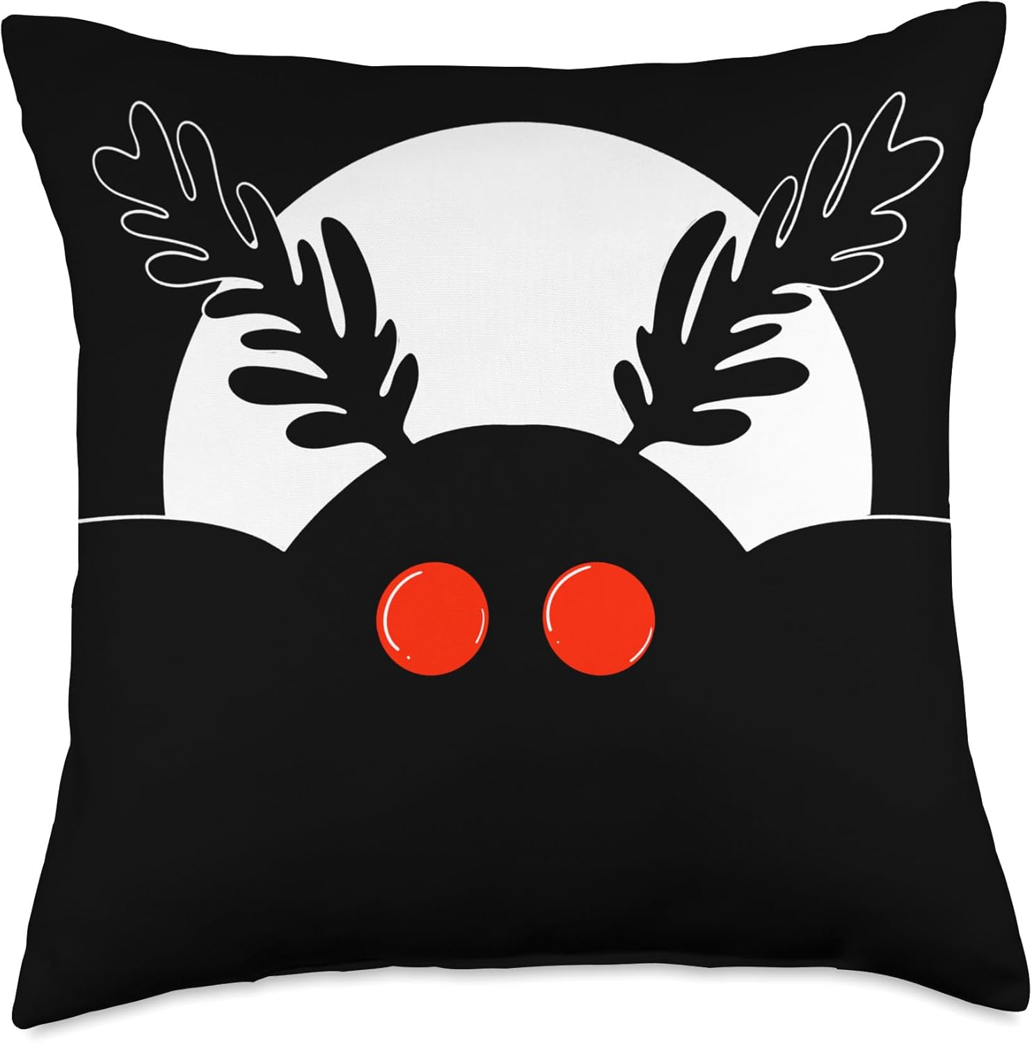 Mothman - Cute Cryptid Throw Pillow