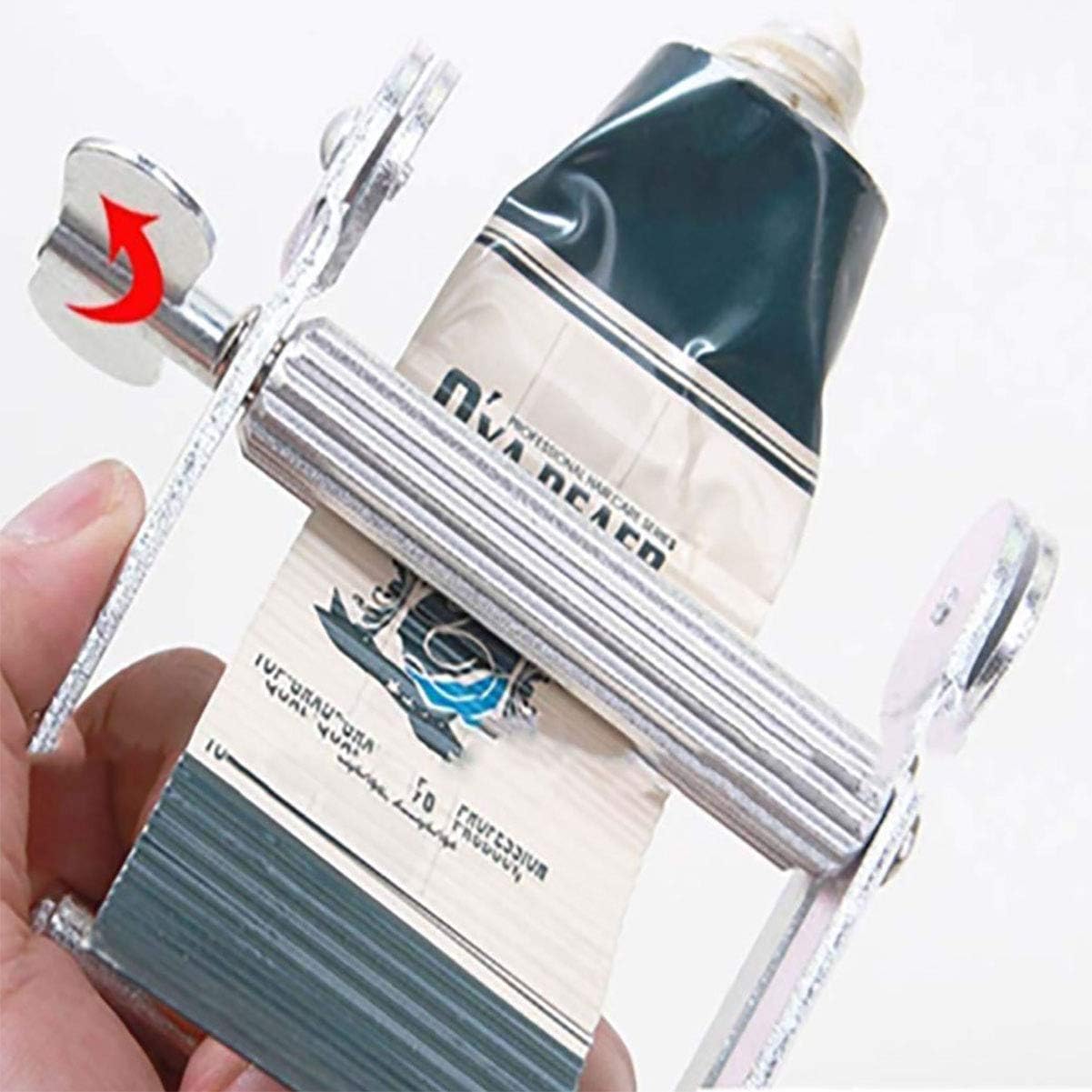 Toothpaste Squeezer, Metal Toothpaste Tube Squeezer Paint Tube Wringer Tube Roller for Artist, Hair Salon, Painter, Hairdressing, Hair Color Dye, Hand Cream, Toothpaste