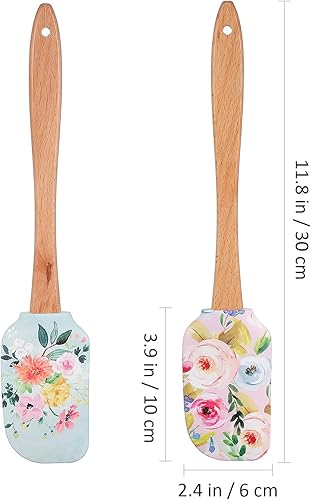 Miniatura 2 de 2 espátulas de crema para tartas, raspadores de silicona para tartas, accesorios para tartas, espátulas para hornear espátulas para hornear para