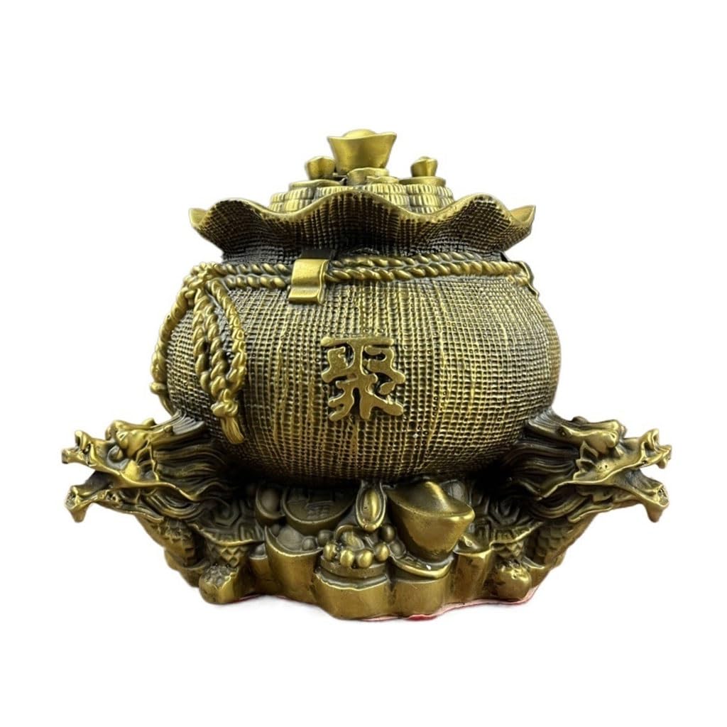 CHICKEN Bronze Living Room Ornaments Creative Home Office Brass Ornaments Personalized Desktop Decorations Porch Sculptures Ornaments to Attract Wealth