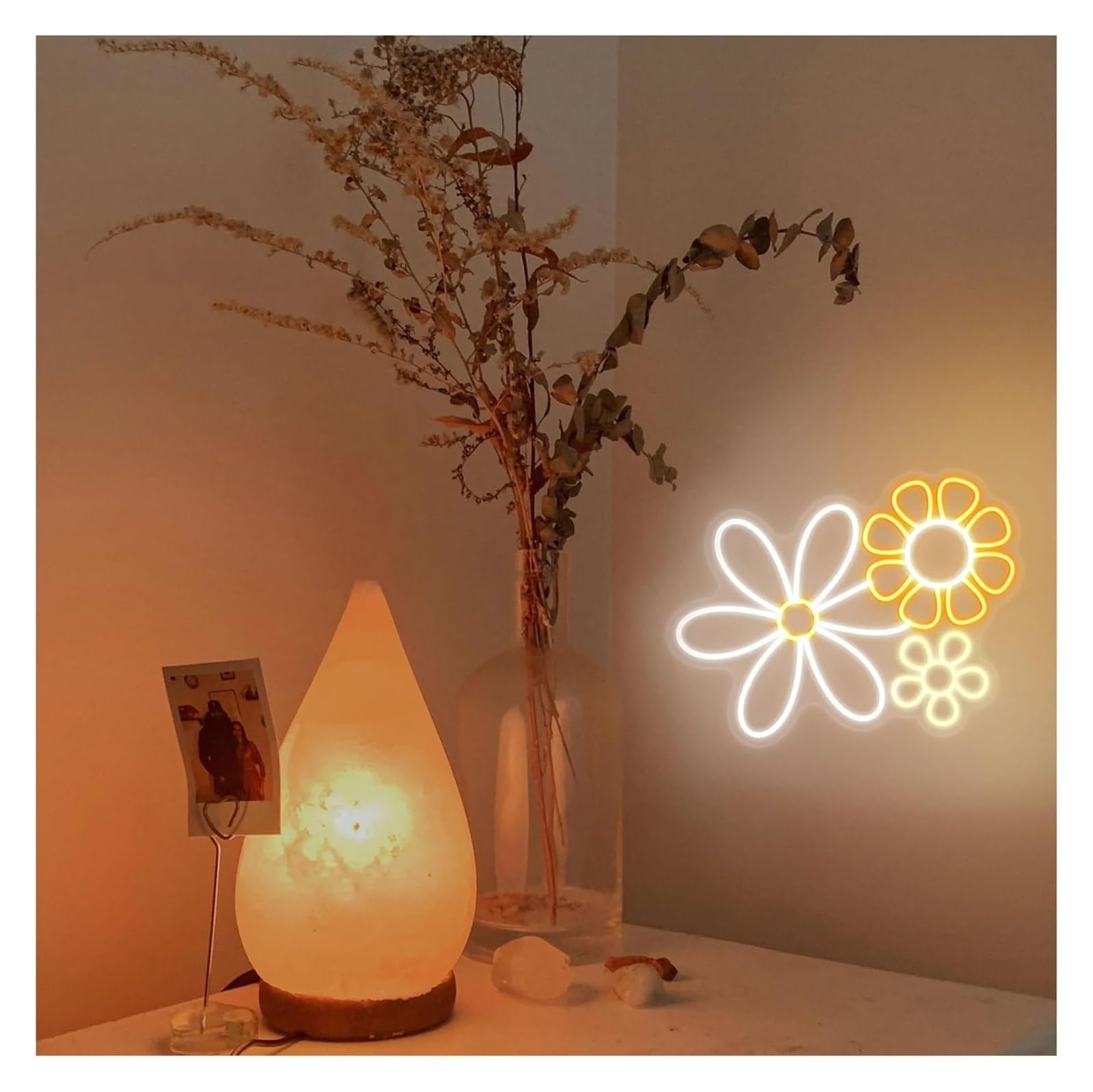 LED Lampada al neon Insegne luminose al per neon, decorazioni fatte a mano a forma di fiore, ideali per negozi dolciumi o camerette
