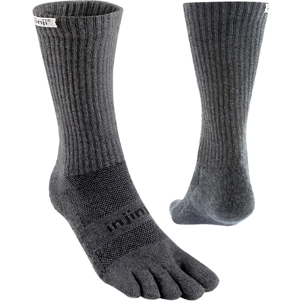 Injinji Performance 2.0 Trail Midweight Crew Granite Socks Unisex