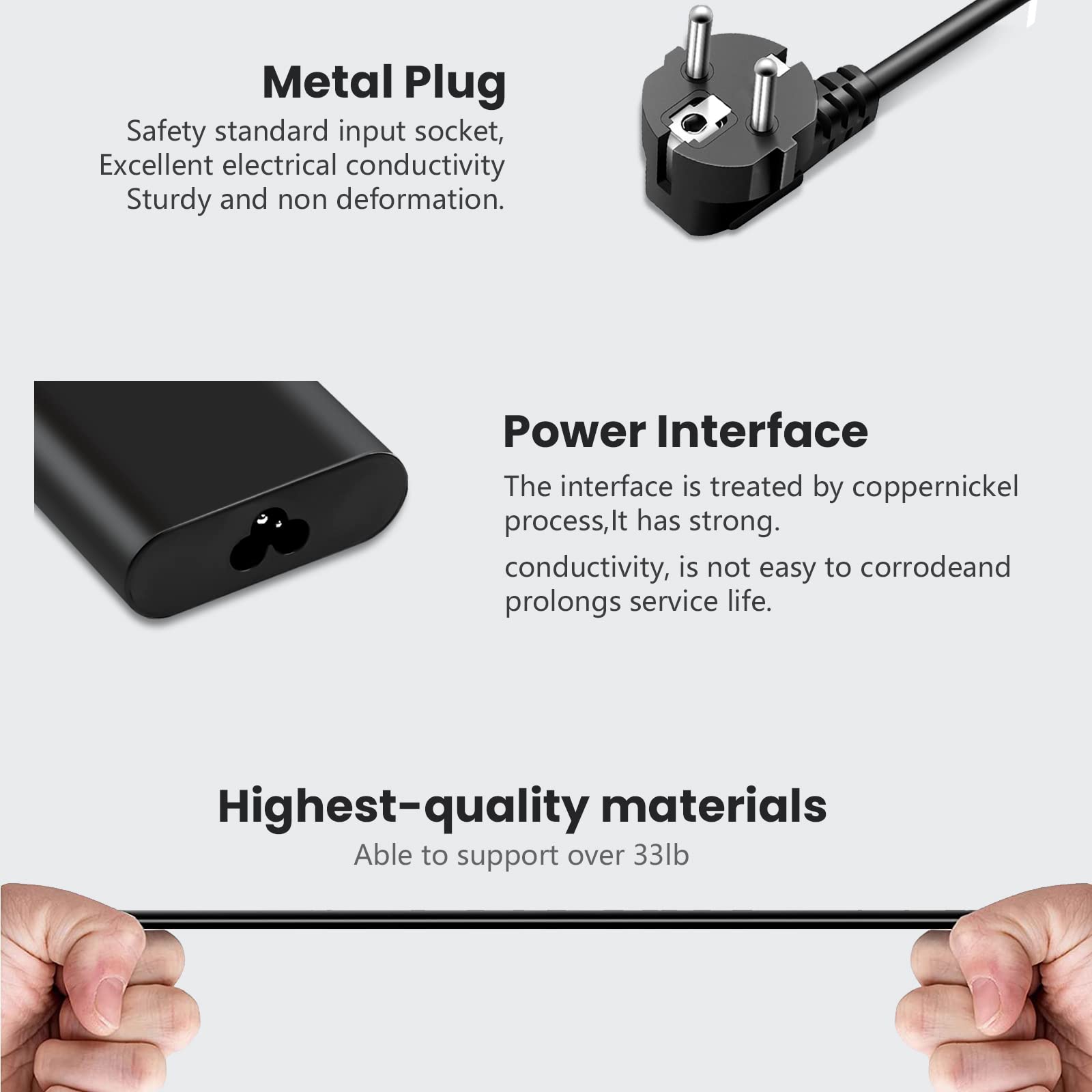 Caricatore USB C 165W per Dell Precision 5680 5690 Pro Max Premium | MA16250 14 Premium, MA14250 16 Premium, XW78Y, 450-BBWR, ADP-165BB BA, DA16250, DA165PM210, LA165PM210 Computer