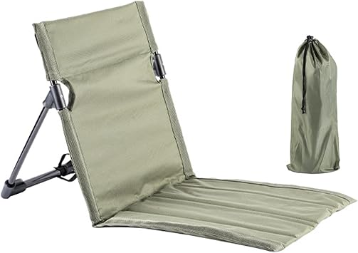 Camping folding chair with backrest Saudi chair, outdoor leisure chair with portable bag, camping lightweight portable single lazy chair, suitable for camping fishing barbecue hiking