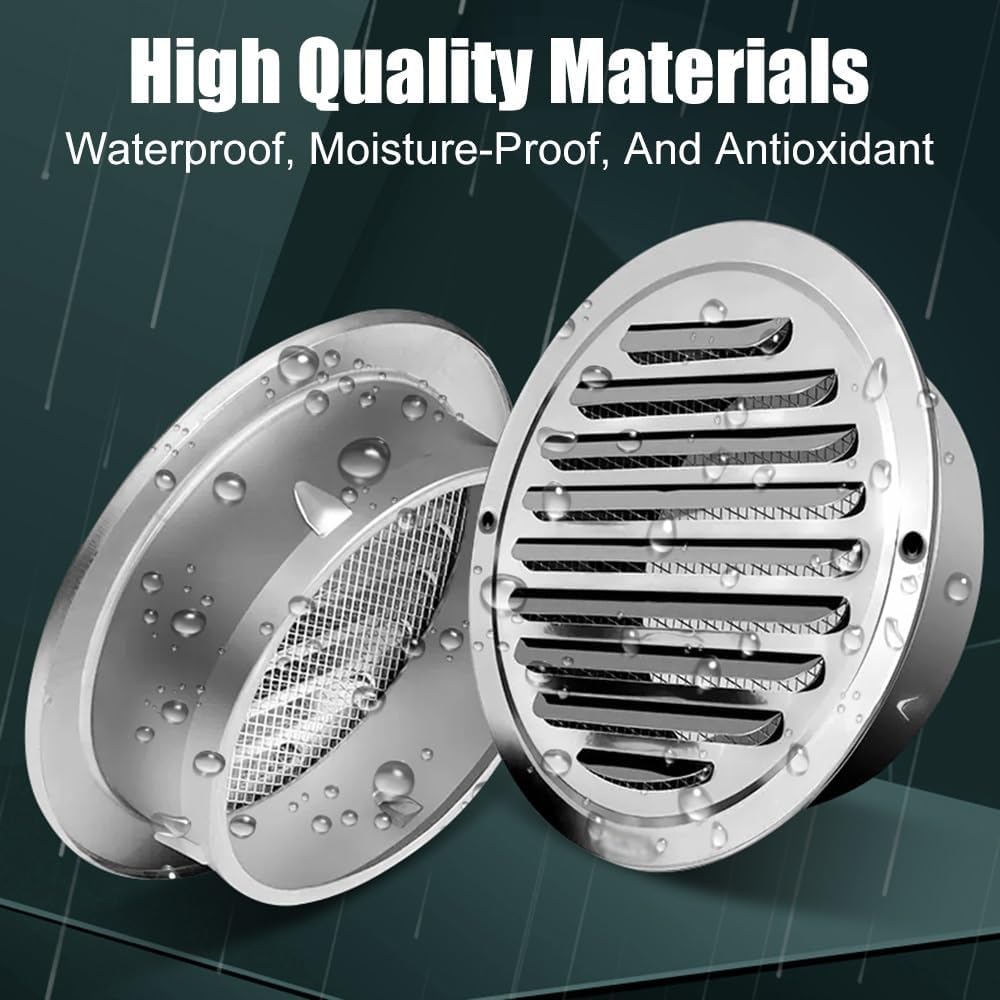 Chimney Cowl Round Rain Cap Stainless Steel Flue Pipe Cover Cone Top Chimney Cap Bird Guard for All Types of Chimneys Exhaust Hoods 70 100 180 200mm(70mm)