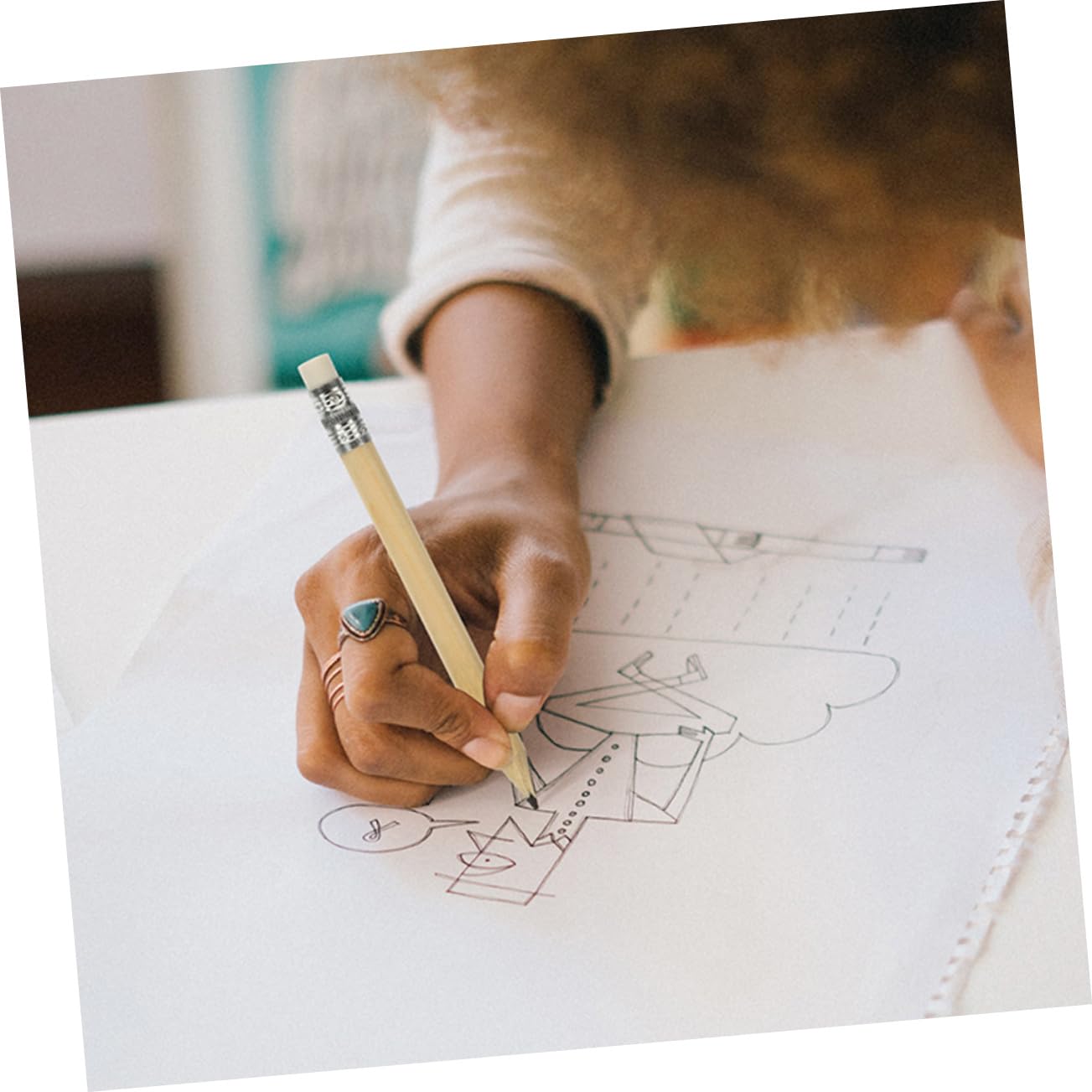 Housoutil 3 Ensembles Crayons De Golf Miniatures Crayons Courts Parfaits Pour Écrire Dessiner Et Prendre Des Notes 100 Pièces * 3