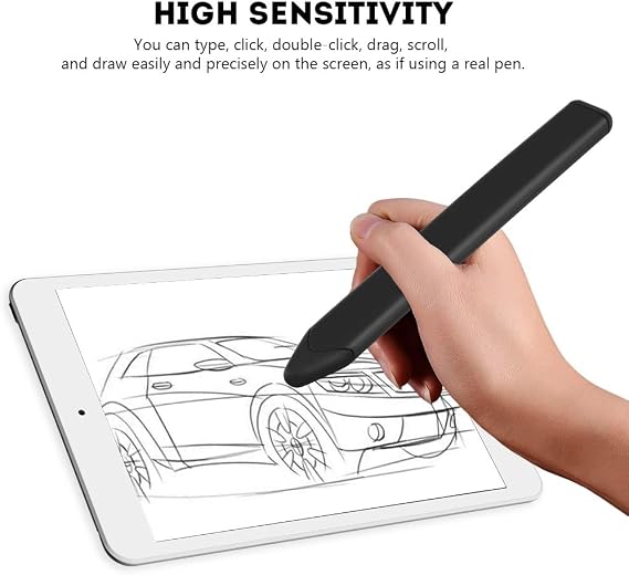 Universal Digital Pen for Capacitive Screen, High Sensitivity and Precision Capacitive Pen for for, Pen for Tablets Smartphones(Black)