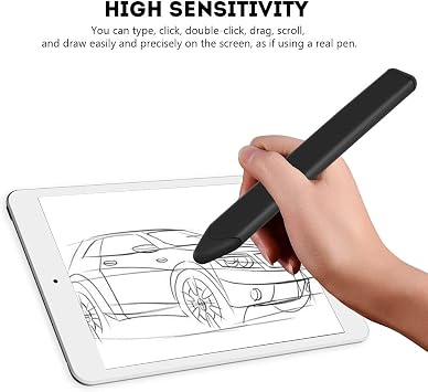 Universal Digital Pen for Capacitive Screen, High Sensitivity and Precision Capacitive Pen for for, Pen for Tablets Smartphones(Black)