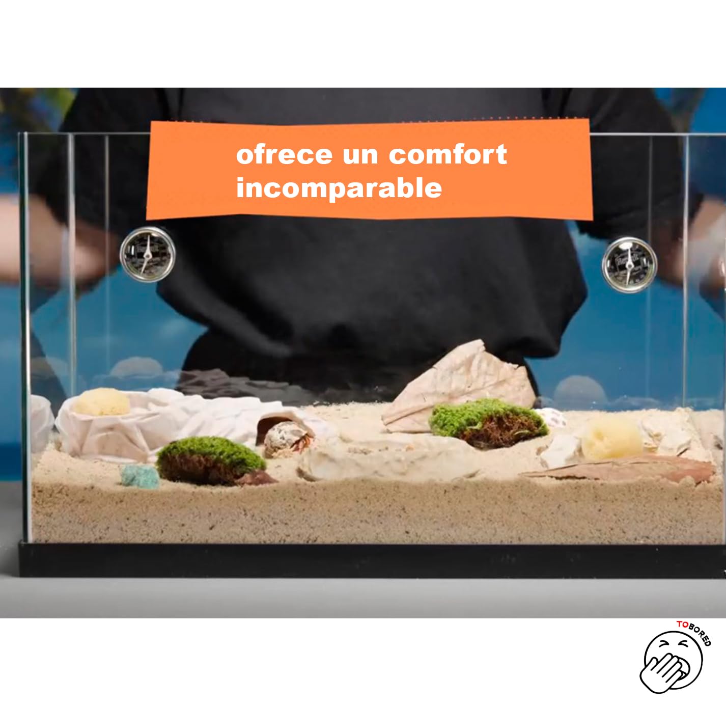 tobored Arena Natural para Terrario. 15 kg de Arena 100% Natural Arena de Playa para su Terrario. Su granulometría es de 0,1-0,8 MM. - 4