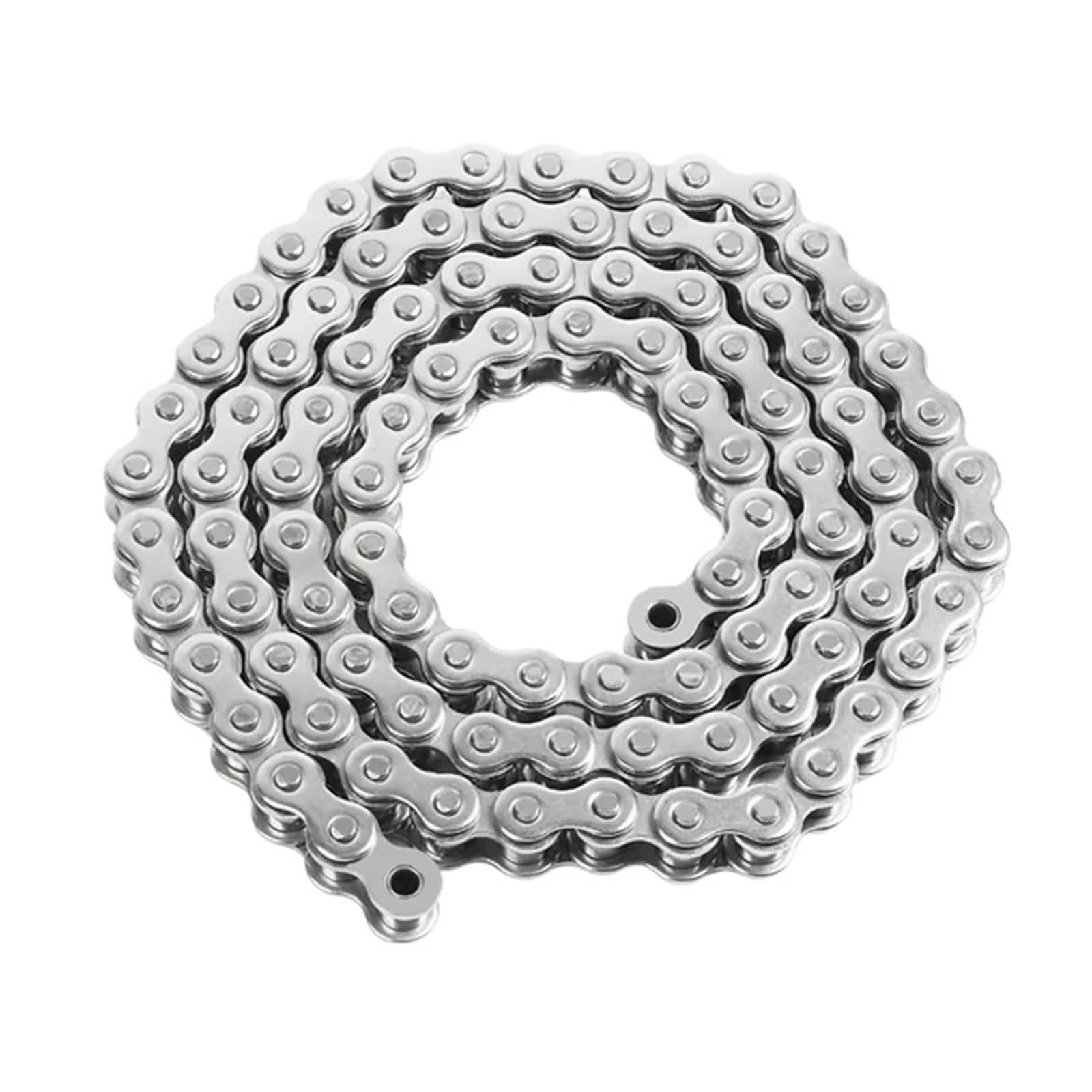 Rollenkette Aus Kohlenstoffstahl 1 Stück,524 Meter 06B 08B 08A 10A Rollenkette 201/304 Edelstahl Short Pitch Industrielle Übertragungskette(08A-1 1.524meter,304)