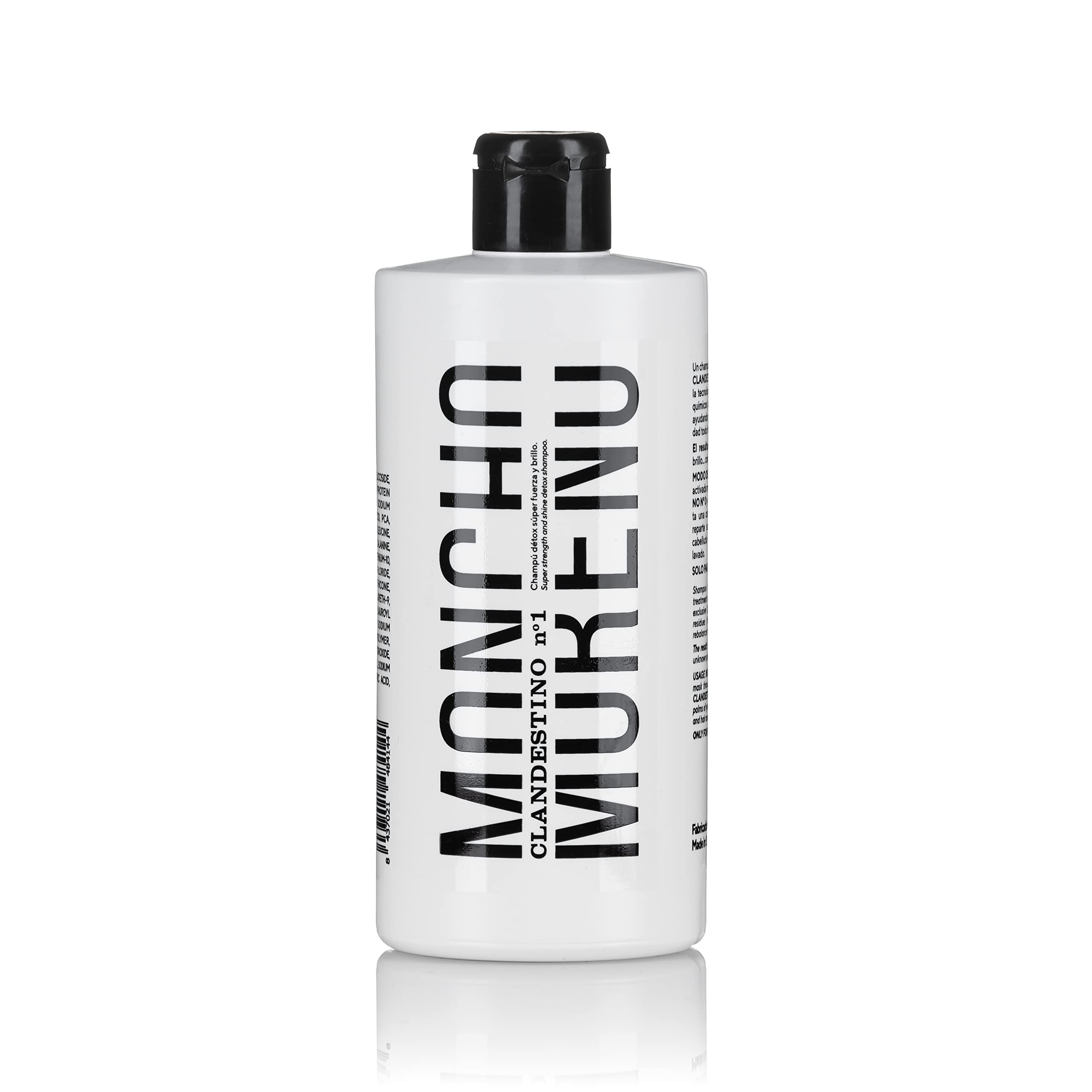 MONCHO MORENO | Clandestino Nº1 - Champú Ultrarepador | Tratamiento Nutritivo y Fortalecedor del Cabello (650 ml) |Fórmula secreta (y casi milagrosa)
