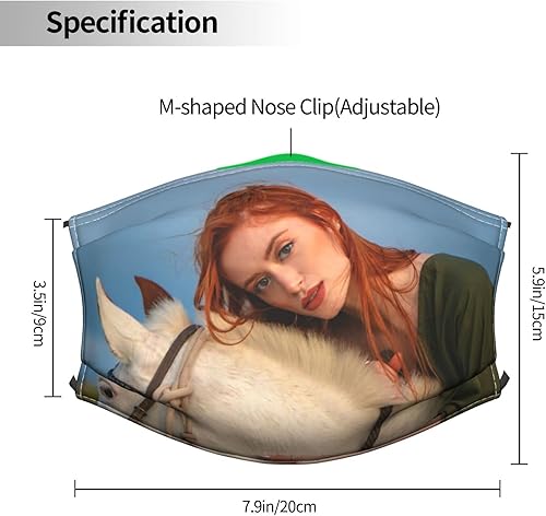 Miniatura 2 de Máscara facial personalizada con filtros de carbono, máscaras personalizadas con clip para la nariz, añade tu foto personalizada, texto, máscaras