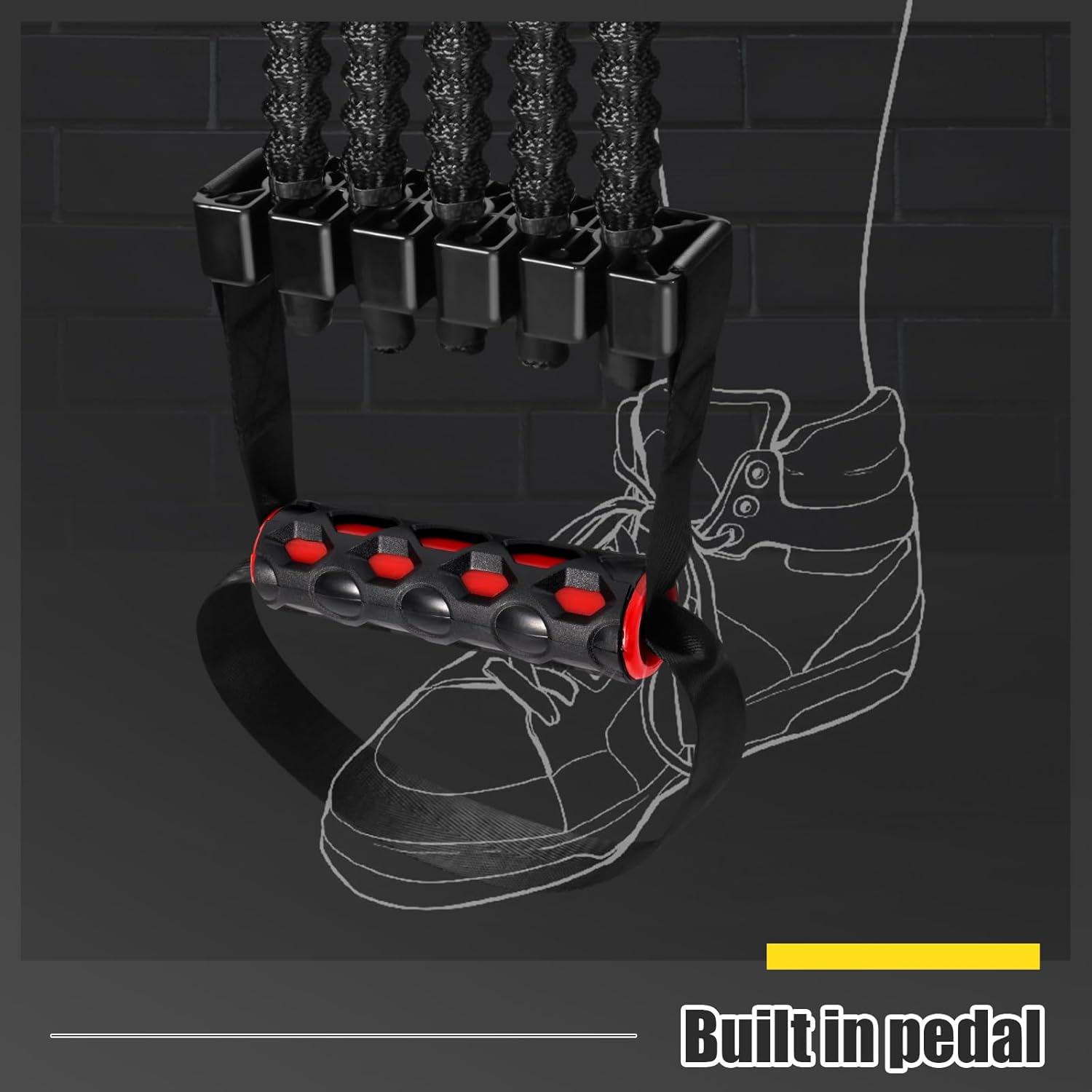 Pinch-Free Chest Expander with Anti-Snap Safety Sleeves - Upgraded Heavy Duty Steel Spring Exerciser for Men, 5-Level Adjustable Arm & Upper Body Workout Equipment in Premium Gift Box - Image 5