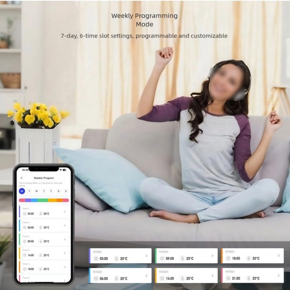 Smart TRV Radiatore Termostato Valvole, Per ZigBee 3.0 Per Tuya Termostato Programmabile Radiatore Smart Temperatura Valvola di Controllo