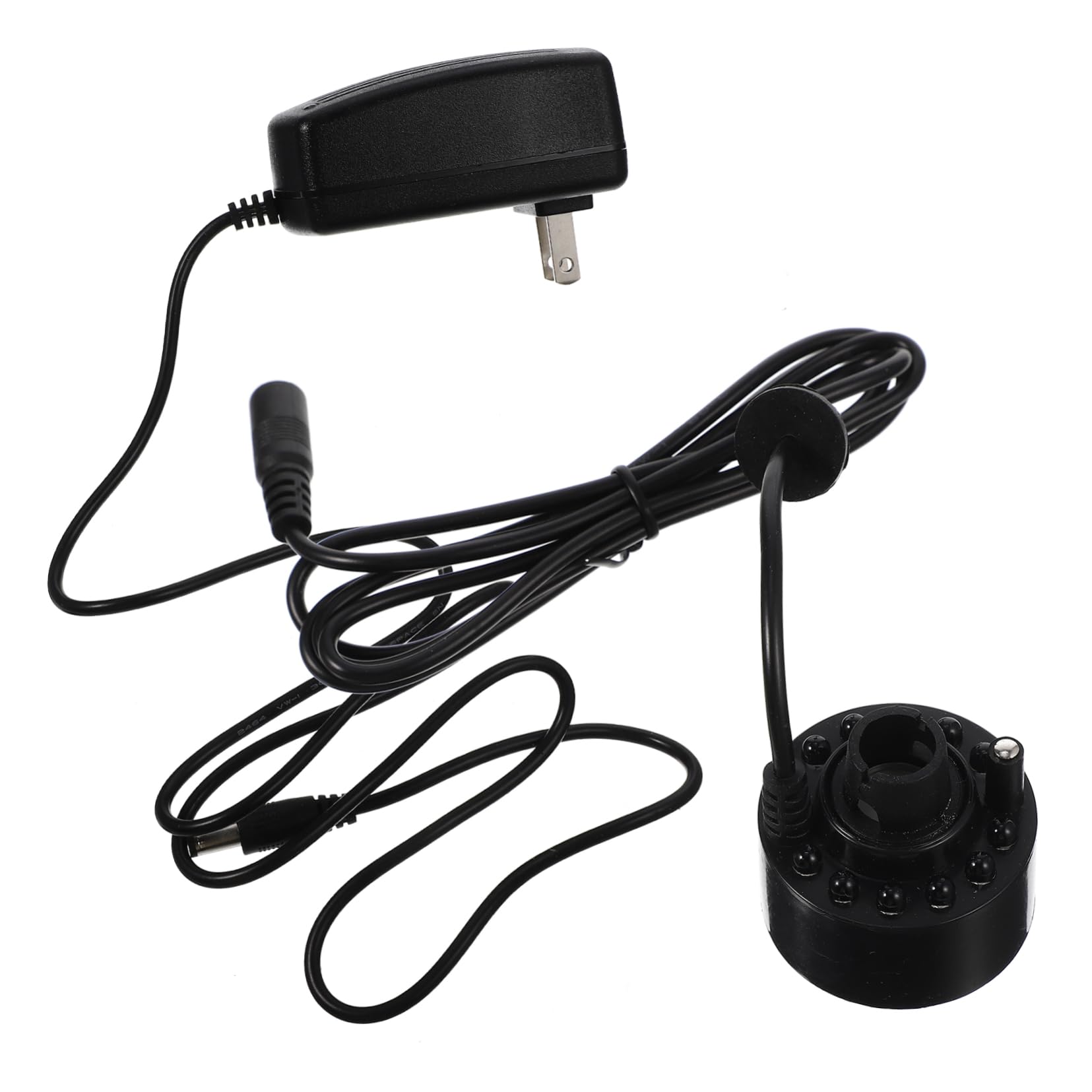 Cabilock Led Mist Maker for Fish Tanks and Rockery Atomizing Head Fogger Long Power Adapter for Indoor and Outdoor Use for Aquatic Crafts and Decorative Fountains