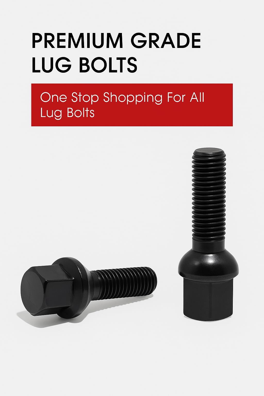 Amazon.com: 20 Ball Seat Lug Bolts 12x1.5 Thread 33mm Shank