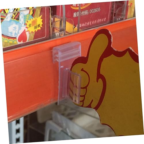 Miniatura 7 de Carpetas de archivo 20 unids carpetas titular de la etiqueta Abrazadera de diente Abrazadera transparente Carpeta de publicidad Clip de estante