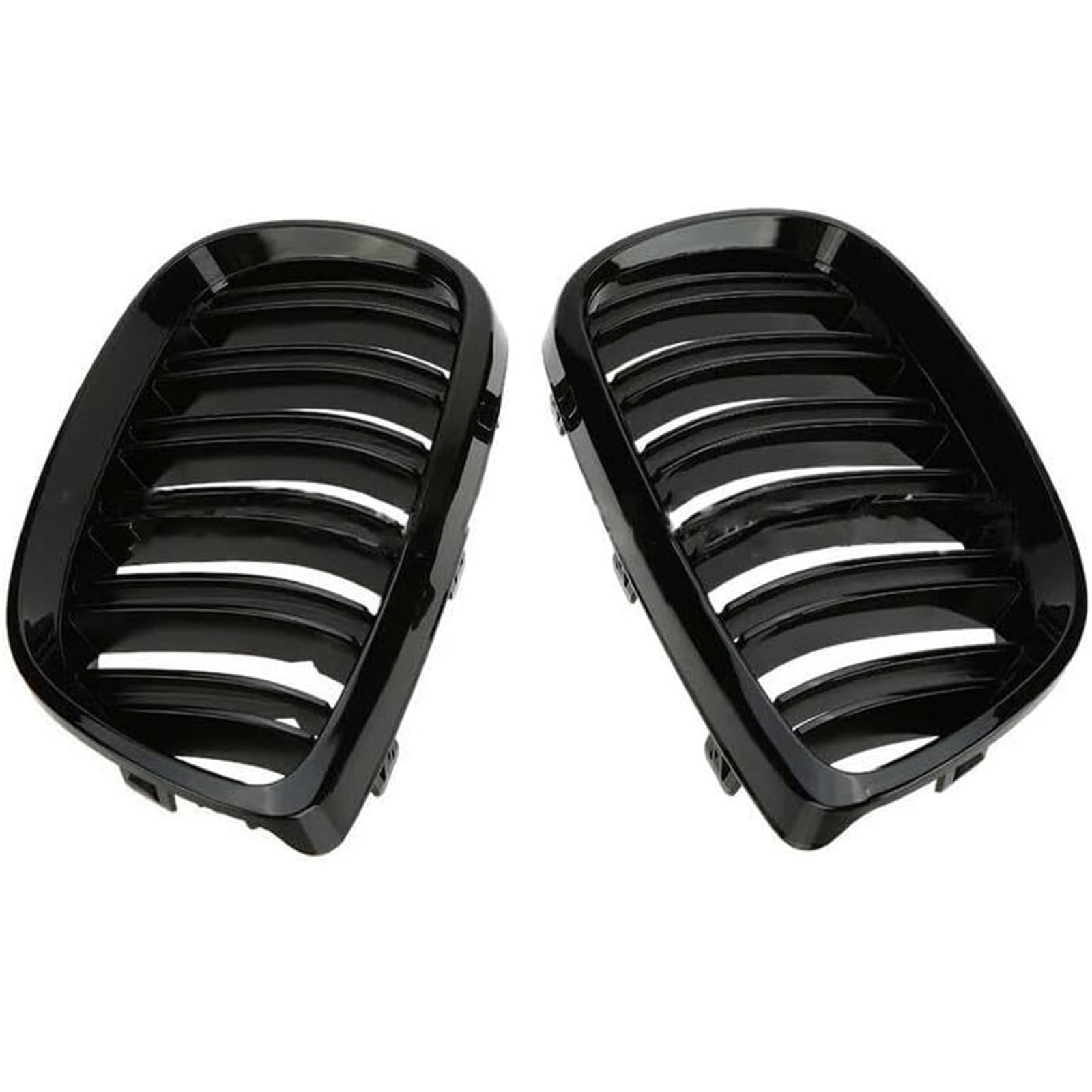 Cubiertas de Rejilla Luces antiniebla Parrilla Delantera de riñón para BMW Parachoques Delantero Parrilla de riñón Parrilla de Carreras